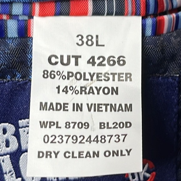 Billy London UK Mens 2 Button Blazer Size‎ 38L Gray Polyester Rayon - Picture 7 of 10